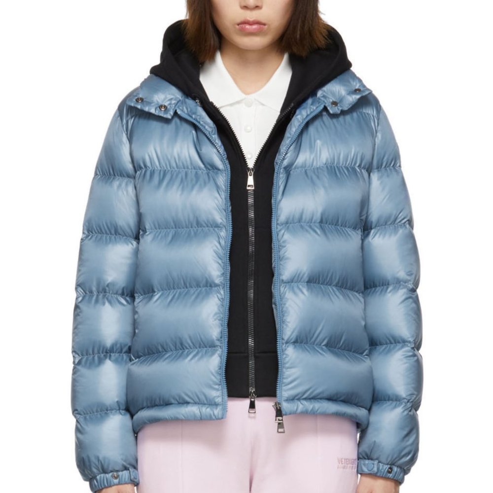 MONCLER Blue Down Copenhague Jacket